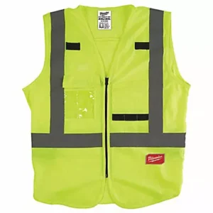 Milwaukee High Visibility Vest 2XL/3XL Ylw/Green, 55FF12
