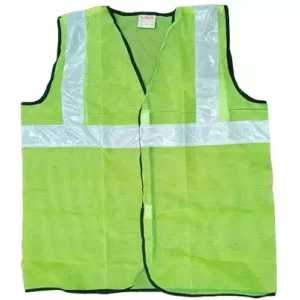 BRALA Green 2 Inch High Visibility Reflective Tape Safety Neon Waistcoat Jacket for Construction Workers, Traffic Police (Pack of 100 Piece)