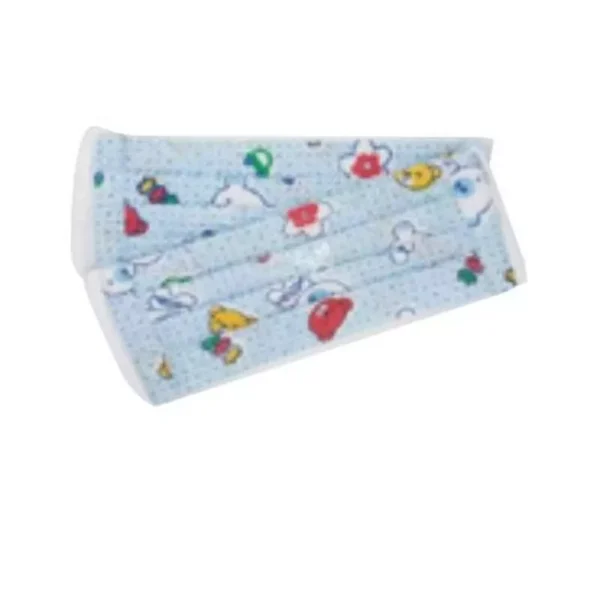 Ivillage Small Cotton Blue Baby Print Fabric Face Mask for Kids Set Mask01S_Printed1 (Pack of 1000)