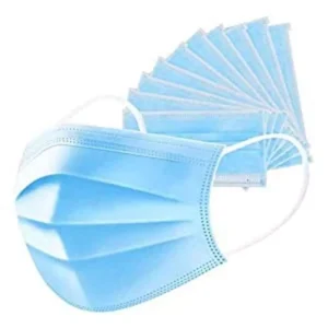 Krost 3 Ply Non-Woven Disposable Face Mask Unisex Dust-Proof Mouth Cover With Earloop For Personal Protection Pack of 20