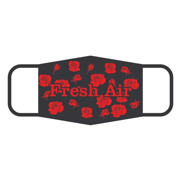 ORILEY OA5069 Universal Unisex Reusable Cotton Face Mask Rose design (Pack of 5)
