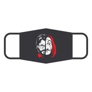 ORILEY OA5081 Universal Unisex Reusable Cotton Face Mask Black (Pack of 5)