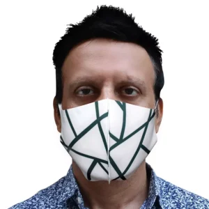 ORILEY OA5094 Universal Unisex Reusable Face Mask White (Pack of 6)