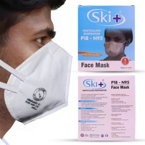 ORILEY OA5103 Universal Unisex P18-N95 Disposable Face Mask White (Pack of 2)