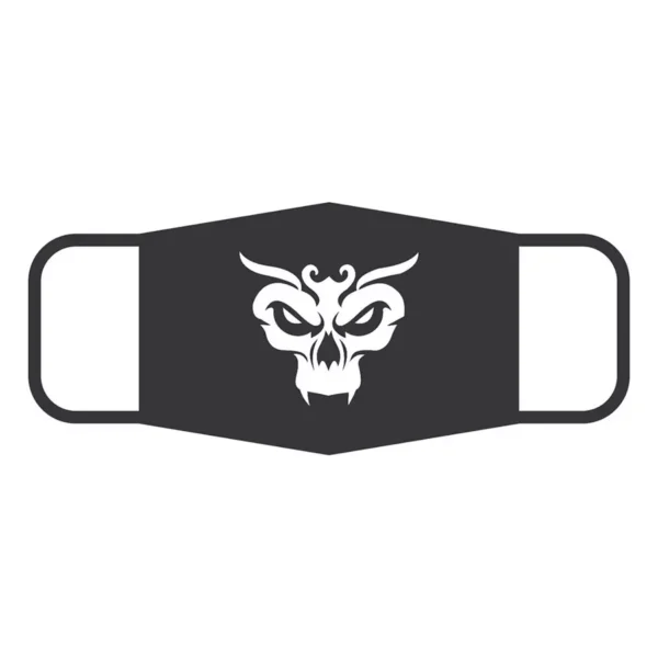 ORILEY OA5066 Universal Unisex Reusable Cotton Face Mask Black (Pack of 5)