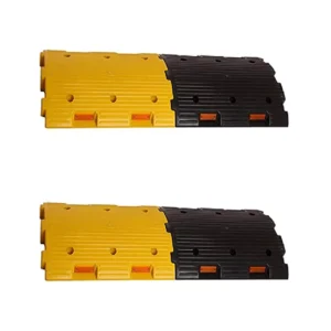 Ladwa Road Hump Speed Breaker for Safety & High Visibilty Plastic Yellow & Black, LSI - PRH -75mm-P
