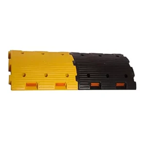 Ladwa Road Hump Speed Breaker Plastic Yellow & Black, LSI-PRH75mm (Size 55-100 m)