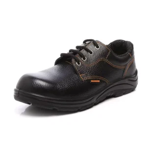 Agarson 9015 PU Sole Steel Toe Black Safety Shoes