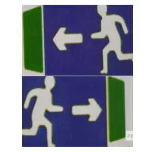 Ladwa Retro Reflective Road Signage Blue and White