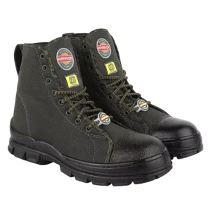 Liberty Warrior 88-46HSTG Double Density Olive Green Canvas Safety Boot