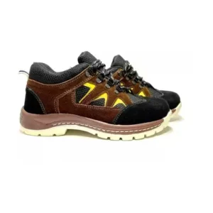 Adzon 2276 Steel Toe High Ankle Brown Genuine Leather Safety Shoe