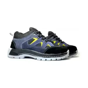 Adzon 2277 Steel Toe High Ankle Blue Genuine Leather Safety Shoe