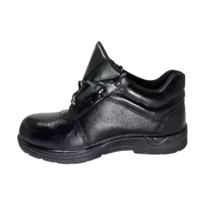 Adzon 2270 Steel Toe High Ankle Black Leather Safety Shoe