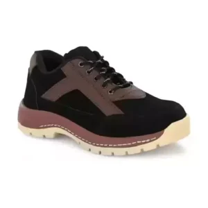 Adzon 2253 Steel Toe High Ankle Black Genuine Leather Safety Shoe