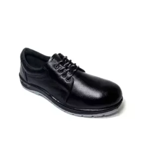 Adzon 2271 Steel Toe Low Ankle Black Genuine Leather Safety Shoe
