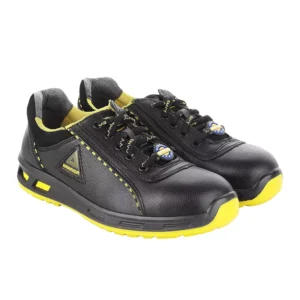 Liberty Warrior Envy Earth Popcorn Double Density Steel Toe Black/Yellow Safety Shoe