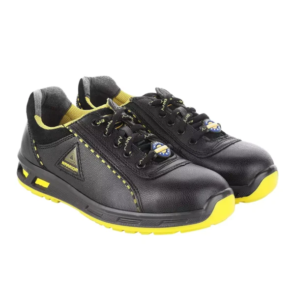 Liberty Warrior Envy Earth Popcorn Double Density Steel Toe Black/Yellow Safety Shoe