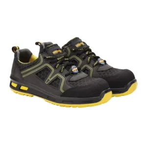 Liberty Warrior Envy Neptune Double Density Steel Toe Black/Yellow Safety Shoe