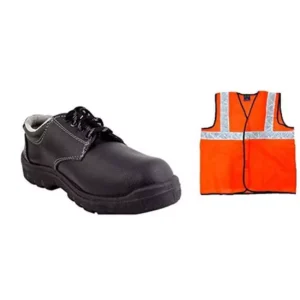 Krost Industrial Steel Toe Pvc Moulded Safety Shoes With Jacket