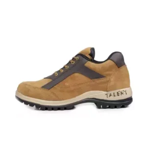 Adzon A2191 Steel Toe High Ankle Tan Genuine Leather Safety Shoe