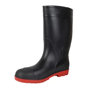 Hitman Alento 13 inch PVC Gomboot Black and Red