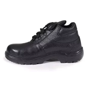Krost High-Ankle Black Safety Shoes With & Steel Toe Cap
