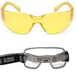 Abrigo Uv Protection Safety Goggle And Gliders Safety Goggle With Elastic Strap SS1014 (Pack Of 2 Pcs)