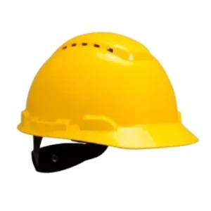 3M H-700 HDPE White Vented and Ratchet Type Safety Helmet