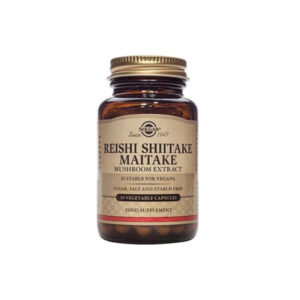 Solgar Reishi Shiitake Maitake Mushroom Extract Vegetable Capsules 50?s