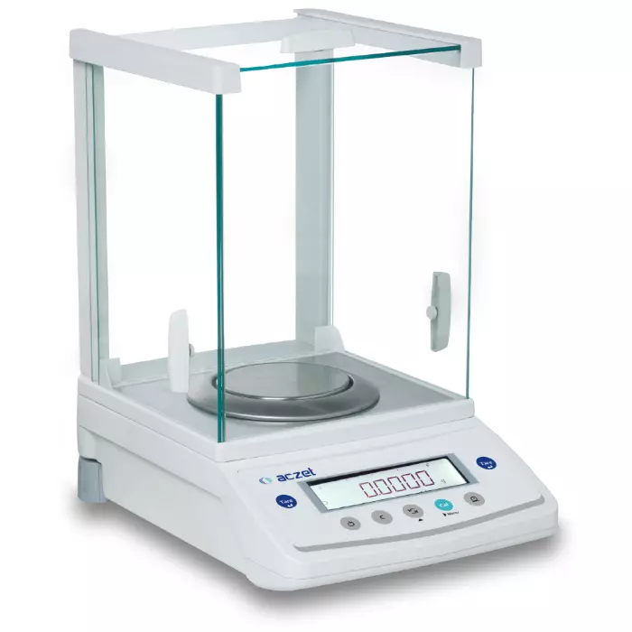 Aczet CY Series Analytical Balance 300 g Capacity and 90 mm Dia Pan Size, CY 304