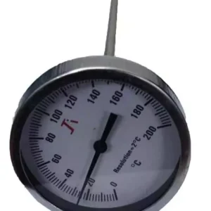 "Ji" Japsin Instrumentation JI/-BMT-200-12 0-200?C Bimetal Dial Thermometer Temperature Gauge