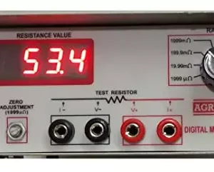 Agronic 53C Digital Micro Ohm Meter 19.9 K ohm
