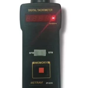 Metravi DT-2235 Digital Contact Tachometer 60-50000 RPM