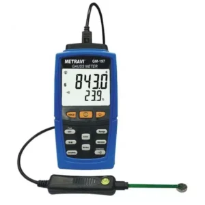 Metravi Electromagnet Gauss Meter ?4% Blue-Black, GM-197