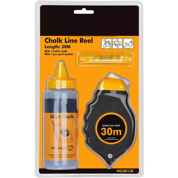 Krost Industrial Chalk Line Reel Set 30 m