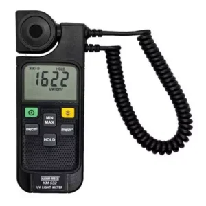 KUSAM-MECO 0.01 to 39.99 mw/cm2 UV Light Meter - KM 532