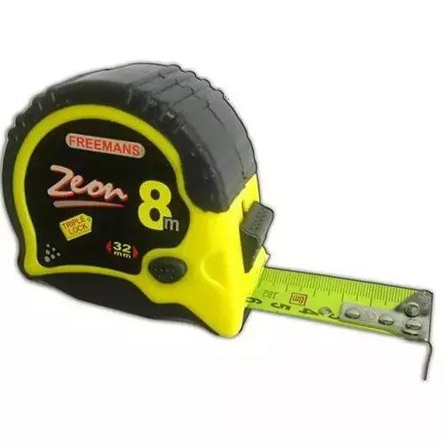 B K JAGAN & CO 8 mx32 mm Zeon Steel Rule Measuring Tape SDF43