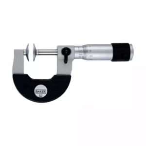 Baker Disc Type Rotating Hardened Steel Measuring Face Micrometer (0 -4 Inch)