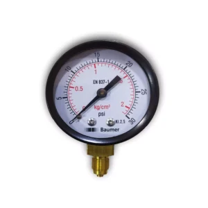 Baumer 50 mm 0-4.2 kg/cm2 Pressure Gauge AA-C2-50MM-BOTTOM-4/2KG