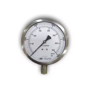 Baumer 150 mm 0-10 kg/cm2- 000305 Pressure Gauge BV-H2-4BM-BOTTOM-10KG