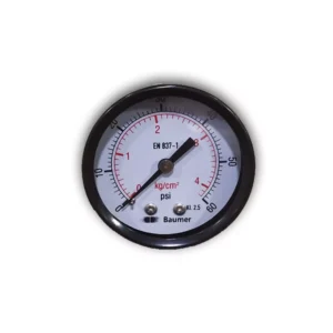 Baumer 50 mm 0-21 kg/cm2 Pressure Gauge AA-C4-50MM-BACK-21KG