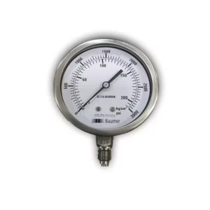 Baumer 100 mm 0-70 kg/cm2 Pressure Gauge BV-F2-3BM-BOTTOM-70KG