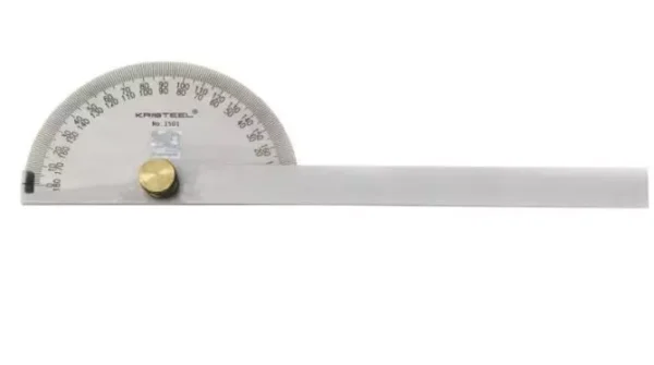 Kristeel Degree Protractor D Head With Graduation Arm, 1501 Series