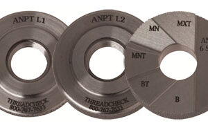 Baker 6 Step Plane Ring ANPT Taper Thread Ring Gauge (Dia 1/2 inch to 3/8 inch)