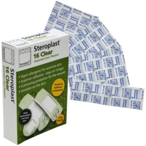 Steroplast Premium Clear Assorted Plasters 16?s
