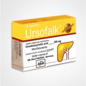 URSOFALK 250 MG ( URSODEOXYCHOLIC ACID ) 20 CAPSULES
