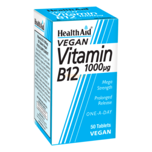 Health Aid Vitamin B12 Tablets (Cyanocobalamin) 1000?g