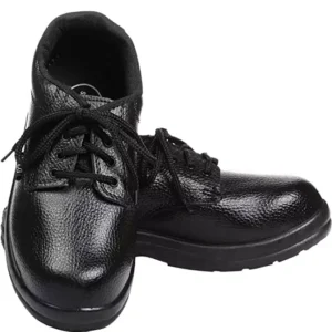 AJCRAFZ Black Light Weight Steel Toe Industrial Safety Shoes for Men
