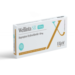 WELLINTA 150 MG SR ( BUPROPION ) 30 FILM-COATED TABLETS