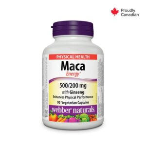 Webber Naturals Maca Energy with Ginseng Capsules 90?s